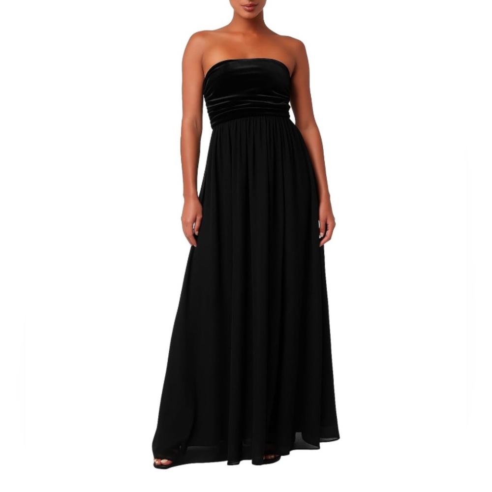 NWT Lulus Black Maxi Dress